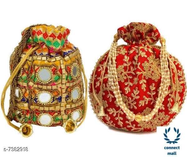 Women's Rajasthani Traditional Potli Bag 